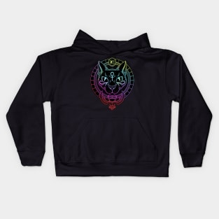 Bastet. Egyptian cat goddess Kids Hoodie